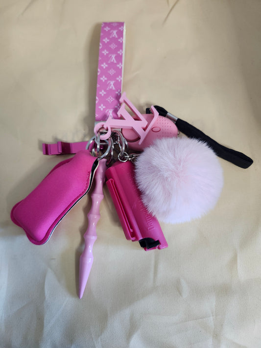 Purse L key Chain Safety Set