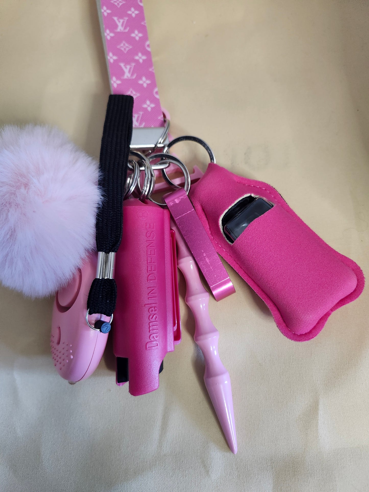 Purse L key Chain Safety Set