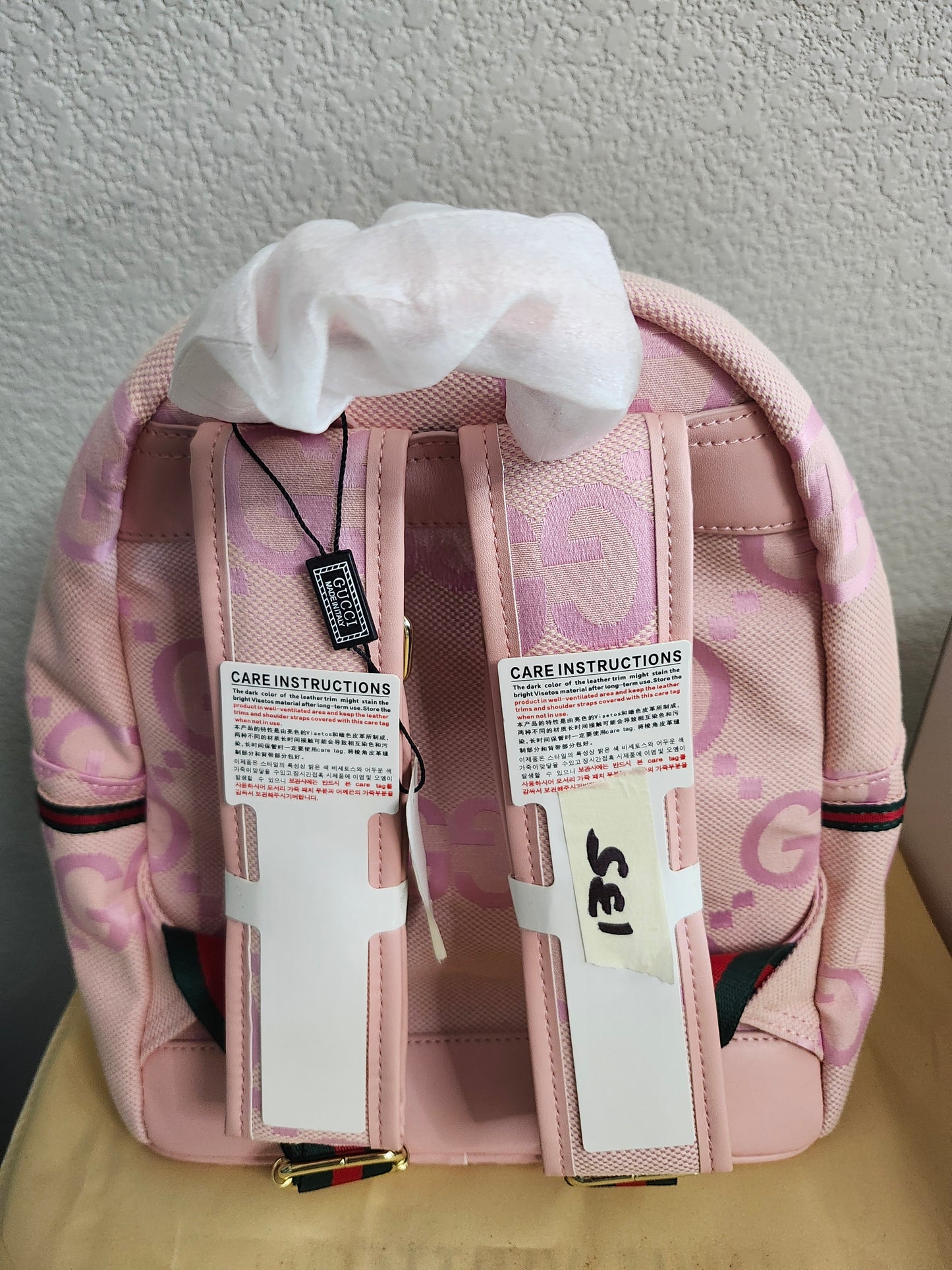 Pink G Back Pac
