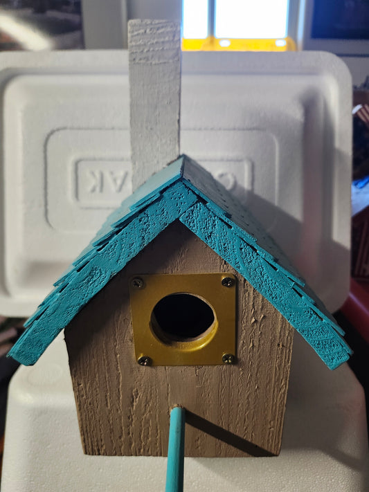 Hand Made Cedar Wood Small Bird House