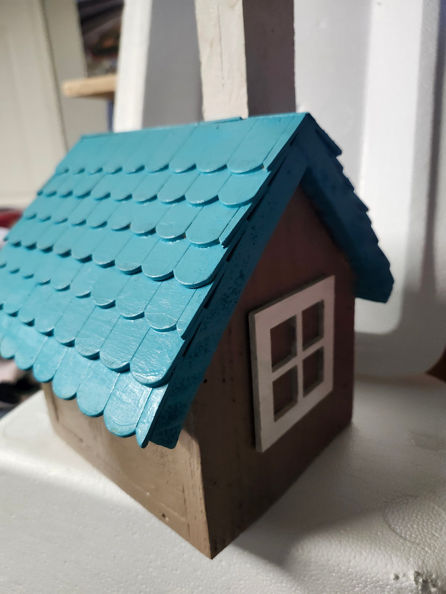 Hand Made Cedar Wood Small Bird House
