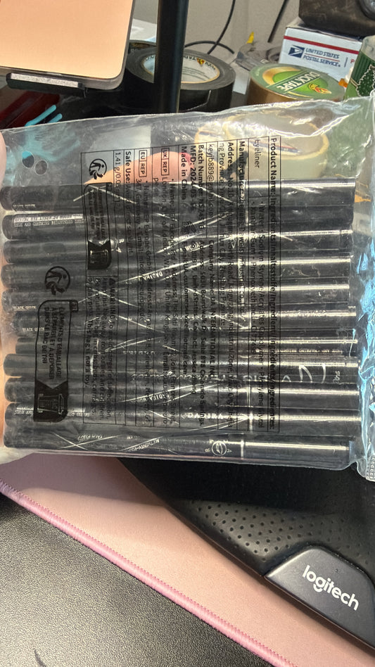 Black eyeliners set