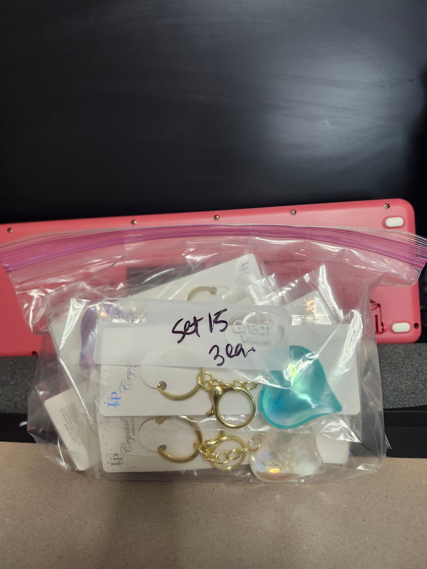 12 Heart Key Chains