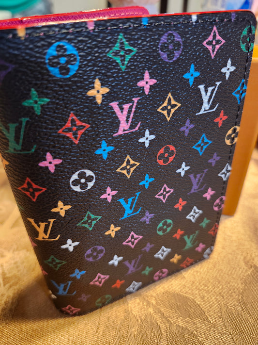 Multi Color Passport Holder.